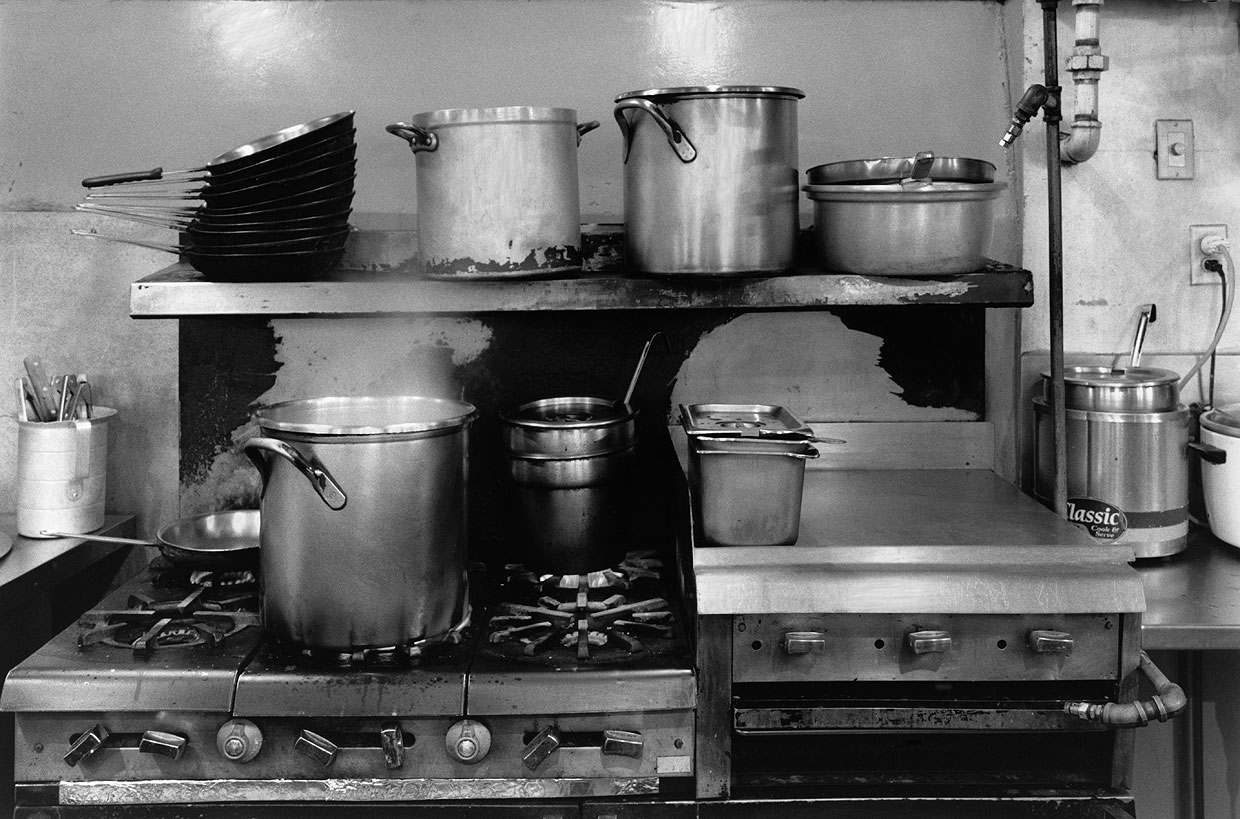 Restaurant Stove, Dupont Circle, Washington DC.